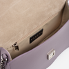 Dayana крос боди чанта в лилаво със сребристи елементи