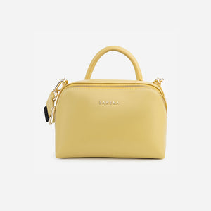 Малка кросбоди чанта с дръжка SARA - жълта