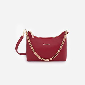 Amy - малка кросбоди чанта -  червена