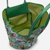 Elba - кошница от плат с принт папагал