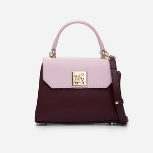 IRIS mini - малка крос боди чанта в розово и лилаво