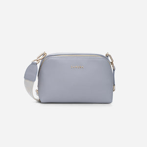 Малка крос боди чанта SARA - гълъбово синя