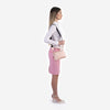 Малка крос боди чанта с дръжка SARA - розова