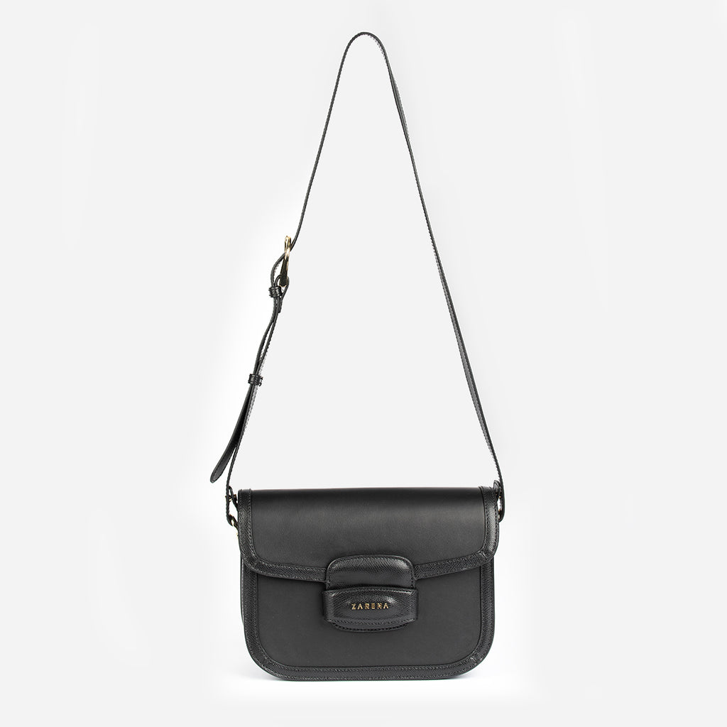 ROSE – чанта за рамо + крос боди - черна