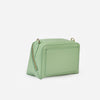 Малка кросбоди чанта с цип SARA - зелена