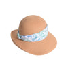 Дамска лятна шапка с цветен шал - С06
